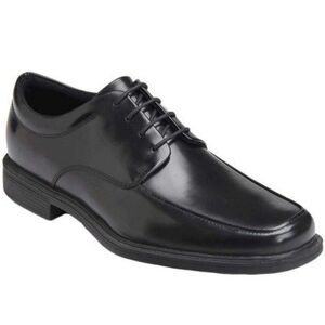 Rockport Mens Evander Leather Waterproof Moc-Toe Oxfords Shoes 9.5 Wide Kenetic